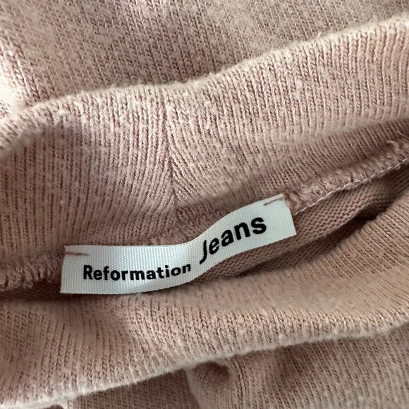 Reformation Mock Neck Pullover Sweater Pleated Long Balloon Sleeves Made In USA - Picture 13 of 15